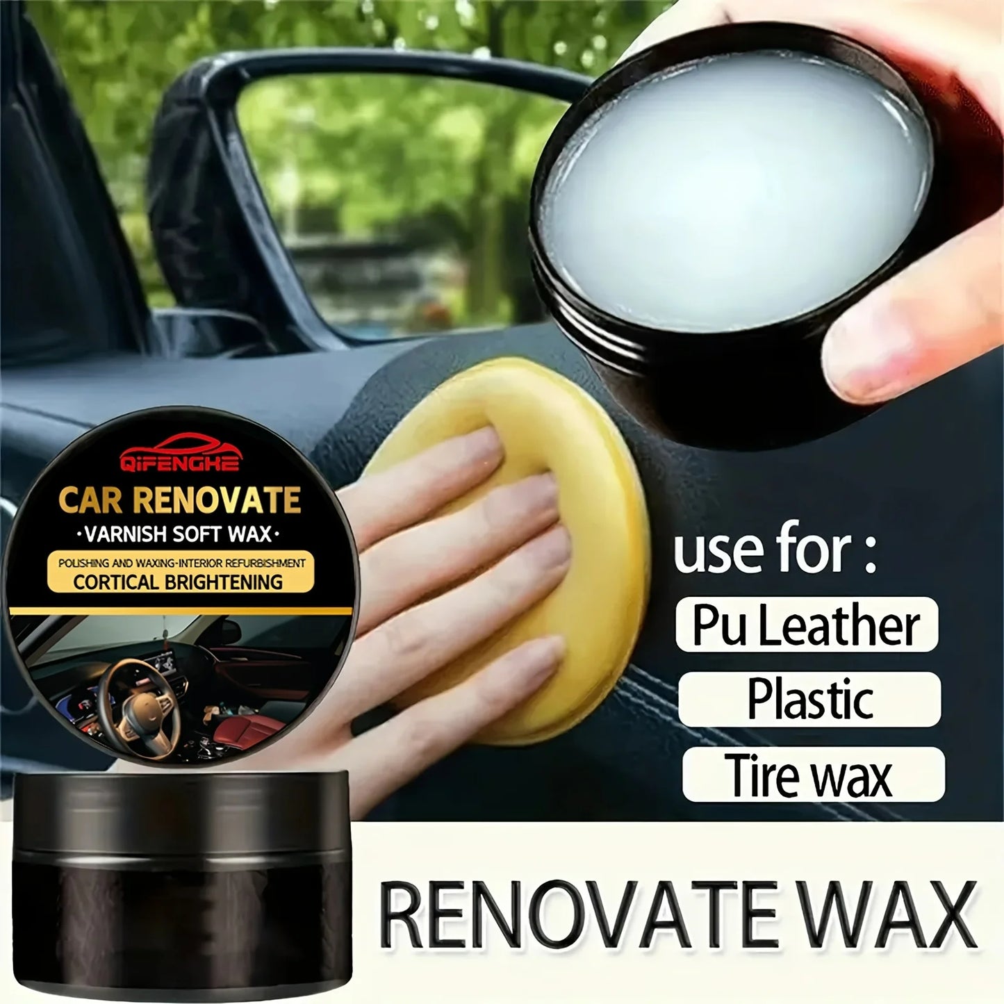 Ultimate Car Interior Wax — Restores & Protects (USA-Imported)