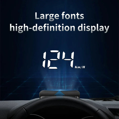 Smart Car GPS Heads-Up Display – Advanced Digital HUD for Real-Time Driving Data | 7 Days Free Warranty