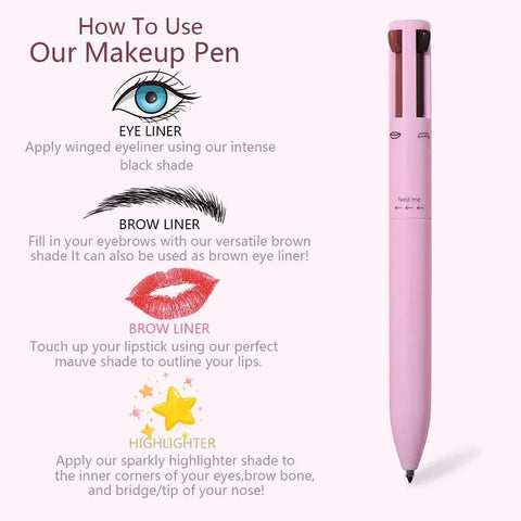 4-in-1 Makeup Pen – (USA Imported)
