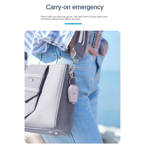 Portable Keychain Charger & Power Bank – Your Emergency Power Backup! - diverse depot official