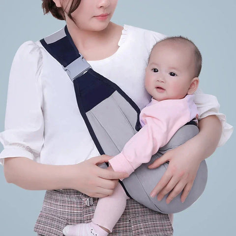 Baby Wrap Sling Carrier – Breathable Cotton Mesh Sling for Newborn to Toddler | 7 Days Warranty Included