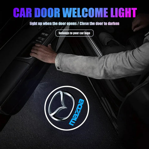 Imported Wireless Car Door Projector | Auto Sensor Welcome Light | 7-Days Free Replacement