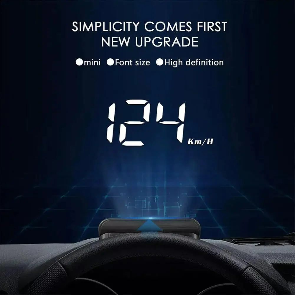 Smart Car GPS Heads-Up Display – Advanced Digital HUD for Real-Time Driving Data | 7 Days Free Warranty