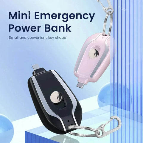 Portable Keychain Charger & Power Bank – Your Emergency Power Backup! - diverse depot official