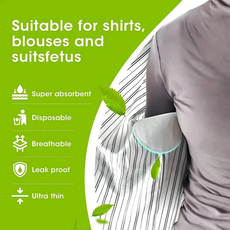 Disposable Underarm Sweat Pads - Invisible, Breathable, Anti-Odor & Comfortable - diverse depot official