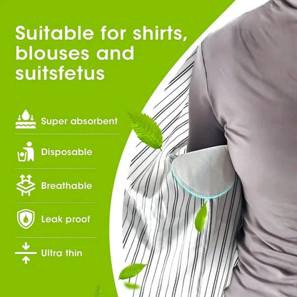 Disposable Underarm Sweat Pads - Invisible, Breathable, Anti-Odor & Comfortable - diverse depot official