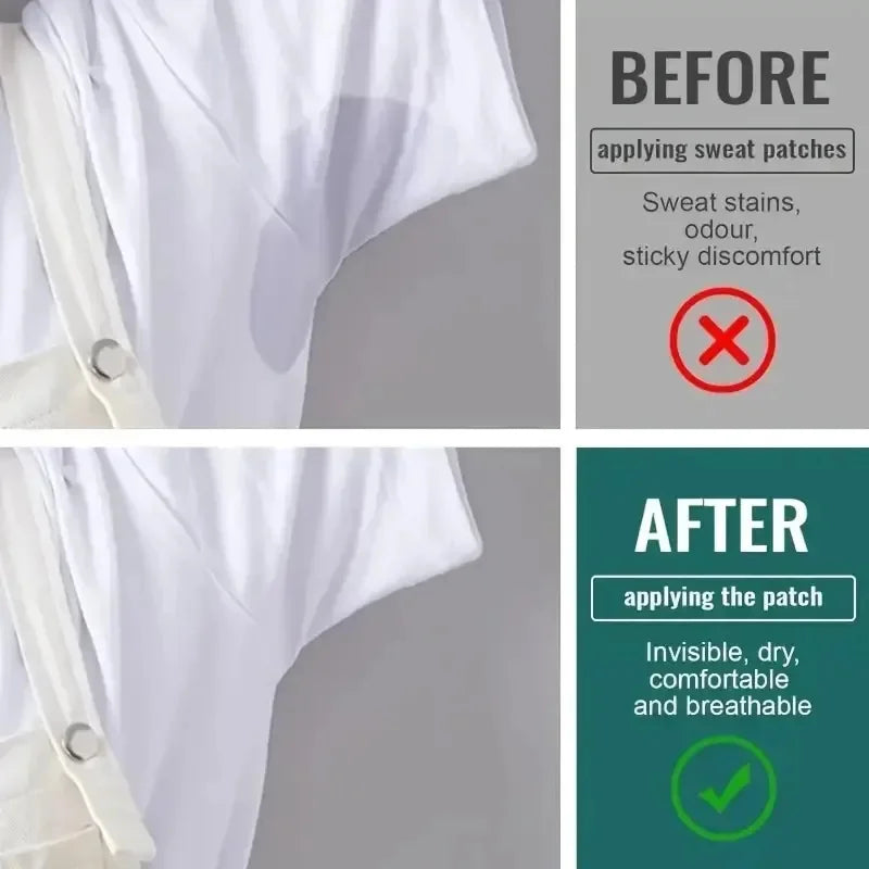 Disposable Underarm Sweat Pads - Invisible, Breathable, Anti-Odor & Comfortable - diverse depot official