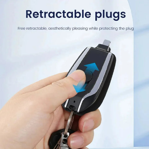 Portable Keychain Charger & Power Bank – Your Emergency Power Backup! - diverse depot official