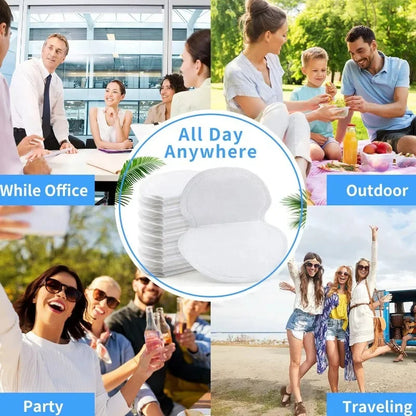Disposable Underarm Sweat Pads - Invisible, Breathable, Anti-Odor & Comfortable - diverse depot official