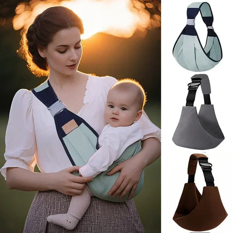 Baby Wrap Sling Carrier – Breathable Cotton Mesh Sling for Newborn to Toddler | 7 Days Warranty Included
