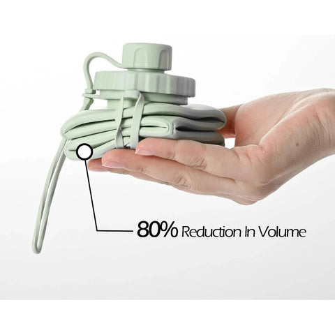 Folding Silicone Water Bottle – Leakproof, Portable & Eco-Friendly