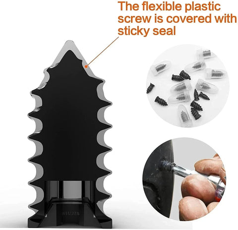 Instant Tyre Repair Nail – Fix Punctures in Seconds! | For Cars, Bikes & More - (Imported)