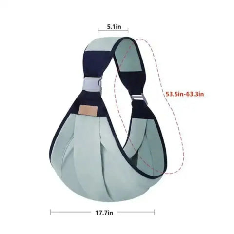 Baby Wrap Sling Carrier – Breathable Cotton Mesh Sling for Newborn to Toddler | 7 Days Warranty Included