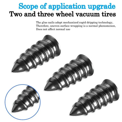 Instant Tyre Repair Nail – Fix Punctures in Seconds! | For Cars, Bikes & More - (Imported)