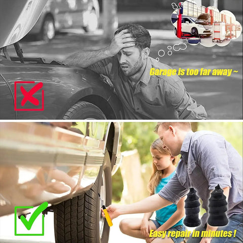 Instant Tyre Repair Nail – Fix Punctures in Seconds! | For Cars, Bikes & More - (Imported)