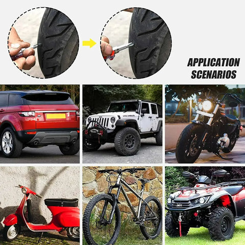 Instant Tyre Repair Nail – Fix Punctures in Seconds! | For Cars, Bikes & More - (Imported)