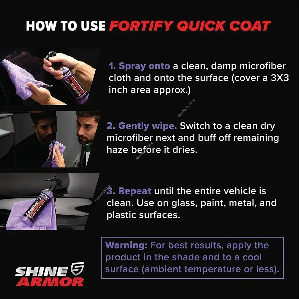 Shine Armor 3-in-1 Ceramic Coating Spray - diverse depot official