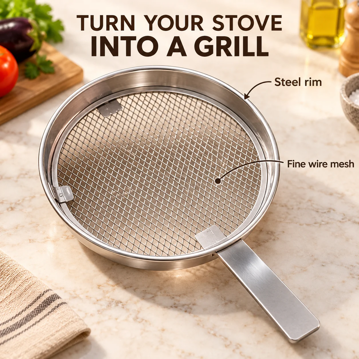Multipurpose Roasting Mesh Grill