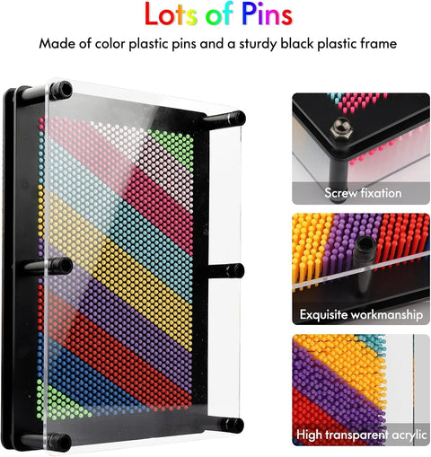 3D Pin Art Board – Impression Toy for Creative Fun & Room Decor | Free Shipping