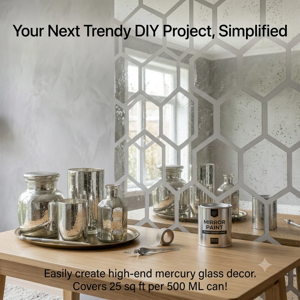 Silver Looking Mirror Paint ( China import )