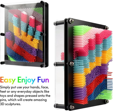 3D Pin Art Board – Impression Toy for Creative Fun & Room Decor | Free Shipping