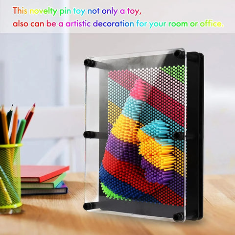 3D Pin Art Board – Impression Toy for Creative Fun & Room Decor | Free Shipping