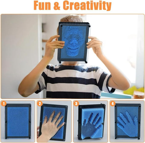 3D Pin Art Board – Impression Toy for Creative Fun & Room Decor | Free Shipping