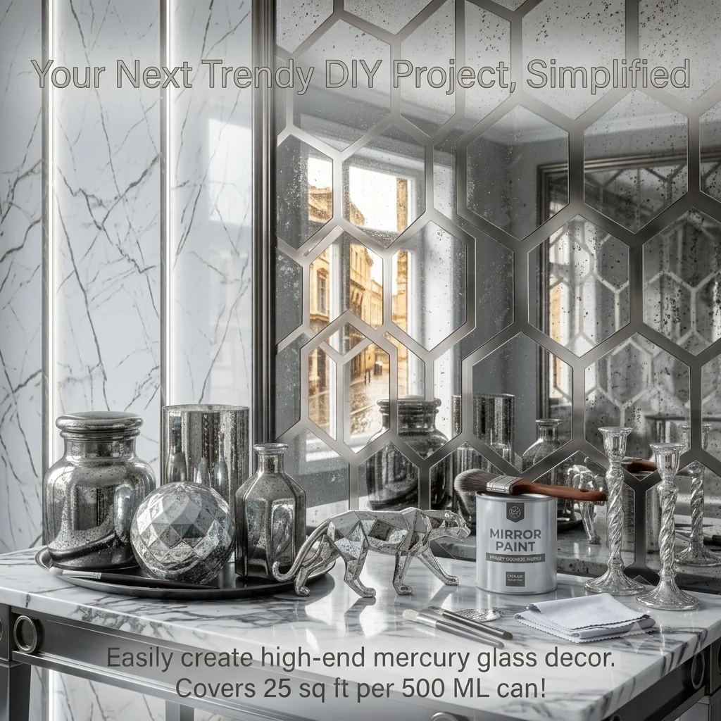 Silver Looking Mirror Paint ( China import )