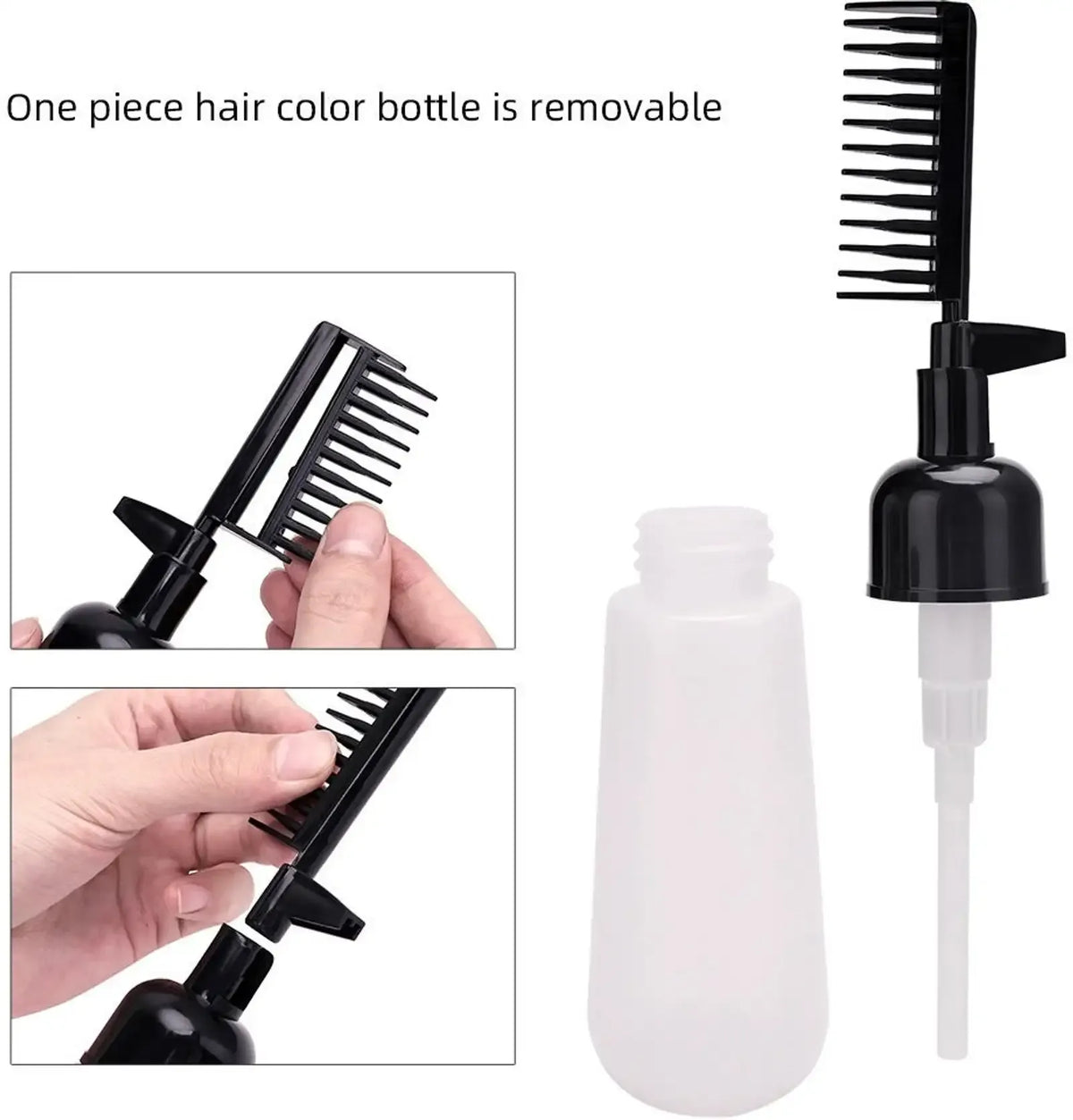 DIVERSE DEPOT® | Mess-Free Hair Dye Comb Bottle