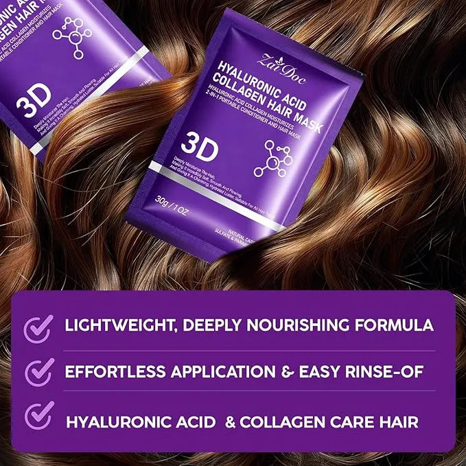 Diverse Depot® | Hyaluronic Acid Collagen Hair Repair Mask