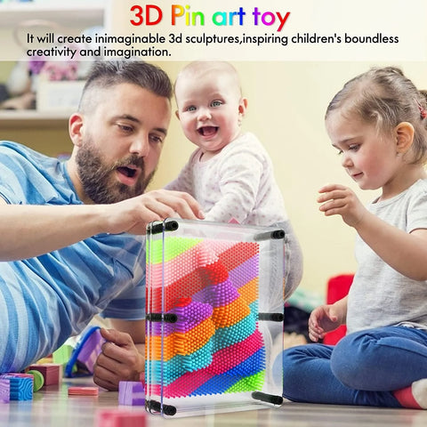 3D Pin Art Board – Impression Toy for Creative Fun & Room Decor | Free Shipping