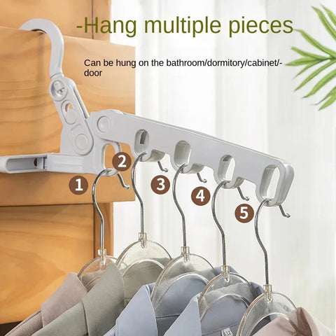 Foldable Five-hole Clothes Hanger - diverse depot official